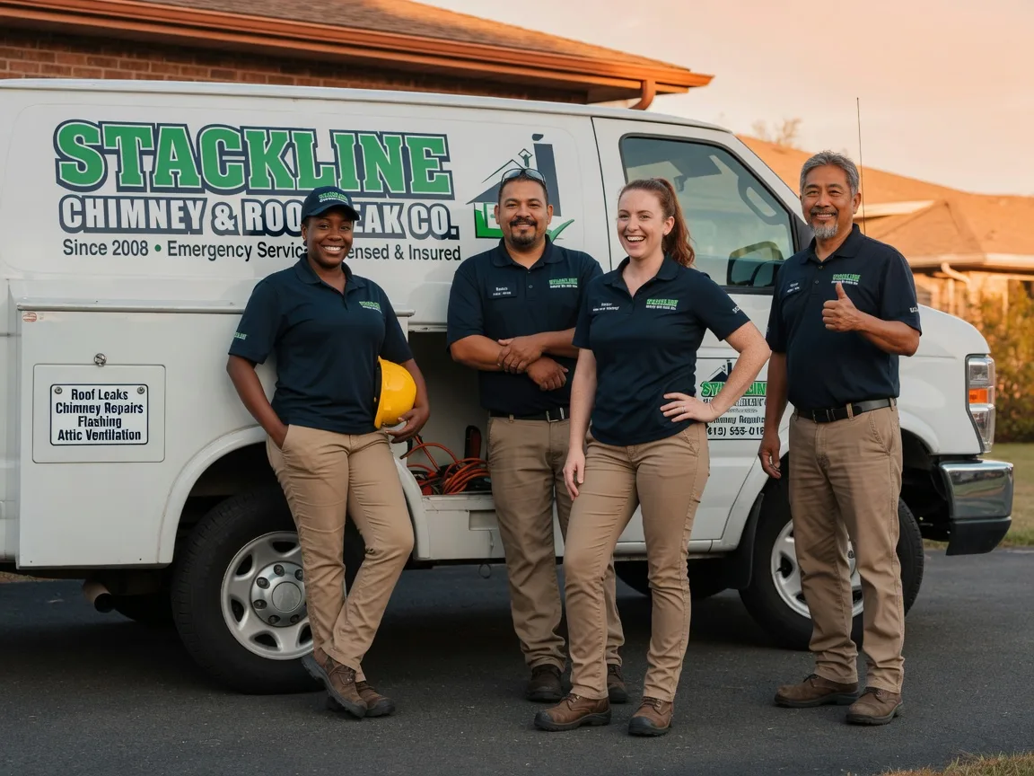 Chimney flashing repair company in Ledbetter, TX